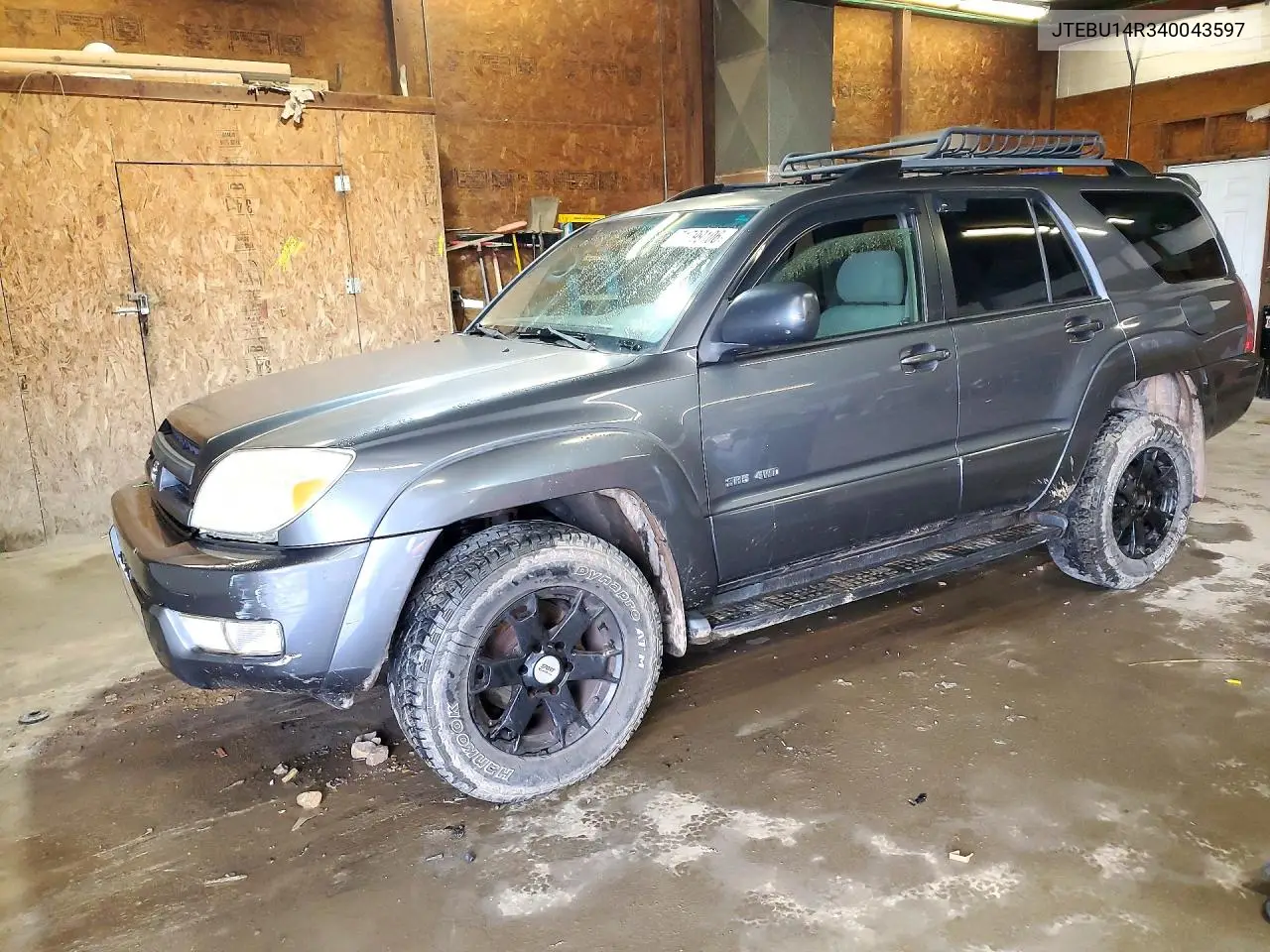 TOYOTA 4RUNNER 2004, VIN JTEBU14R340043597