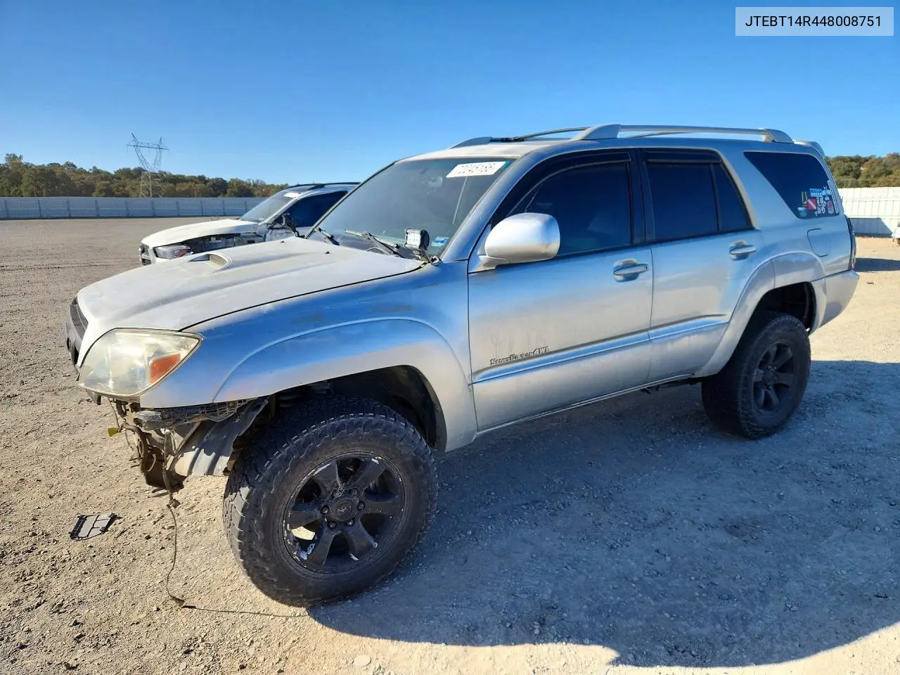 TOYOTA 4RUNNER 2004, VIN JTEBT14R448008751