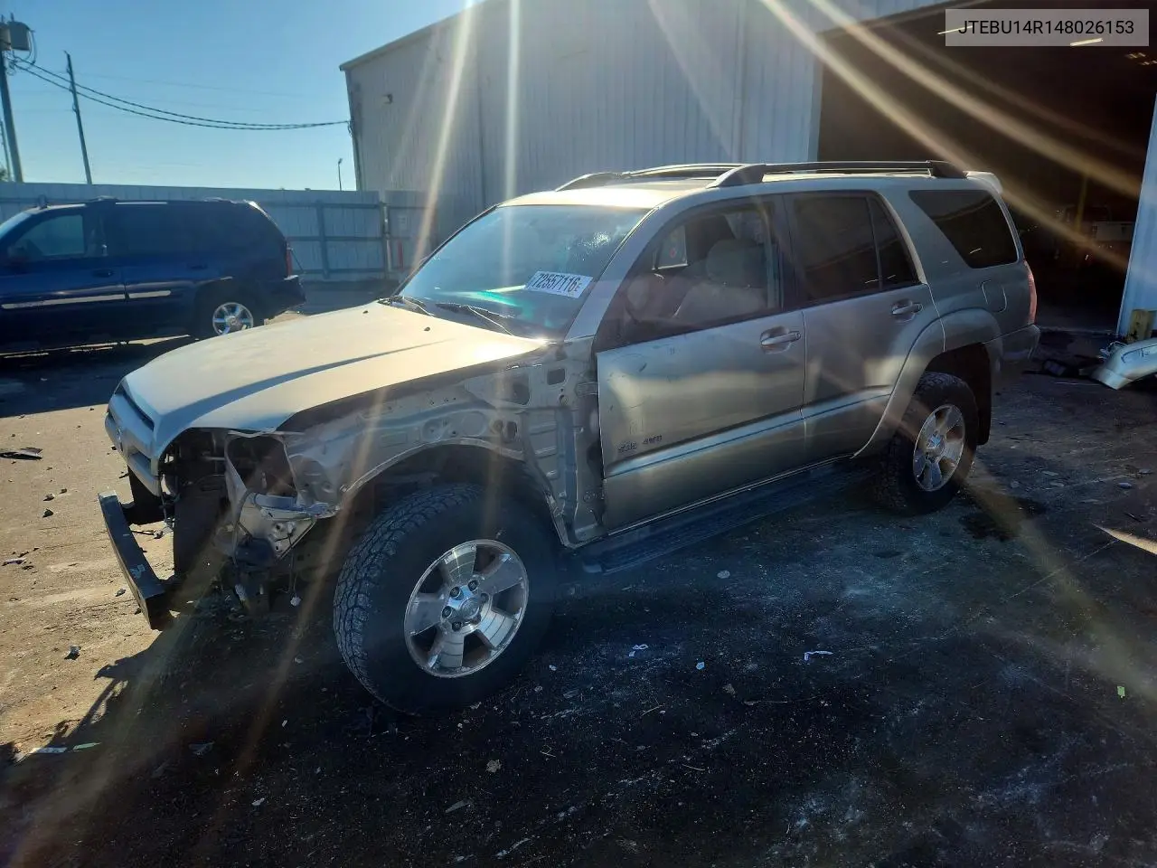 TOYOTA 4RUNNER 2004, VIN JTEBU14R148026153