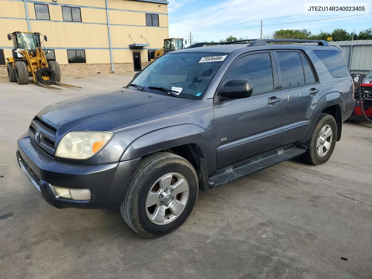 TOYOTA 4RUNNER 2004, VIN JTEZU14R240023405