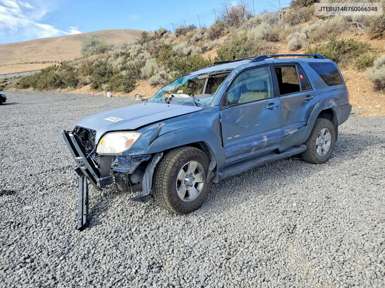 TOYOTA 4RUNNER 2005, VIN JTEBU14R750066348