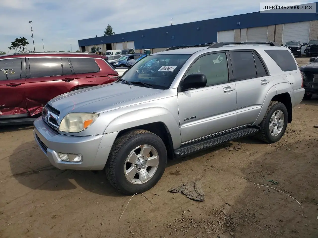 TOYOTA 4RUNNER 2005, VIN JTEBT14R250057043