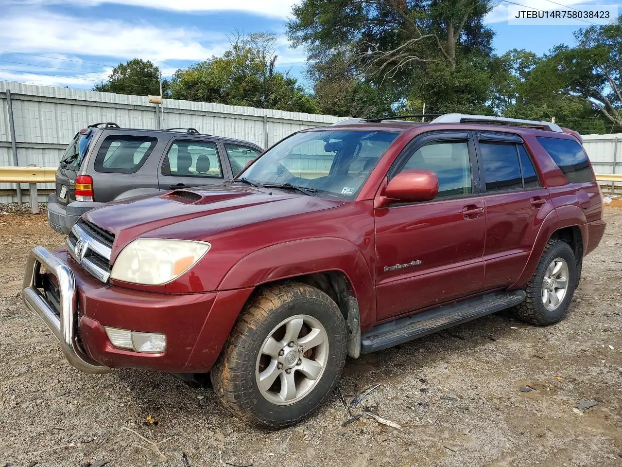 TOYOTA 4RUNNER 2005, VIN JTEBU14R758038423