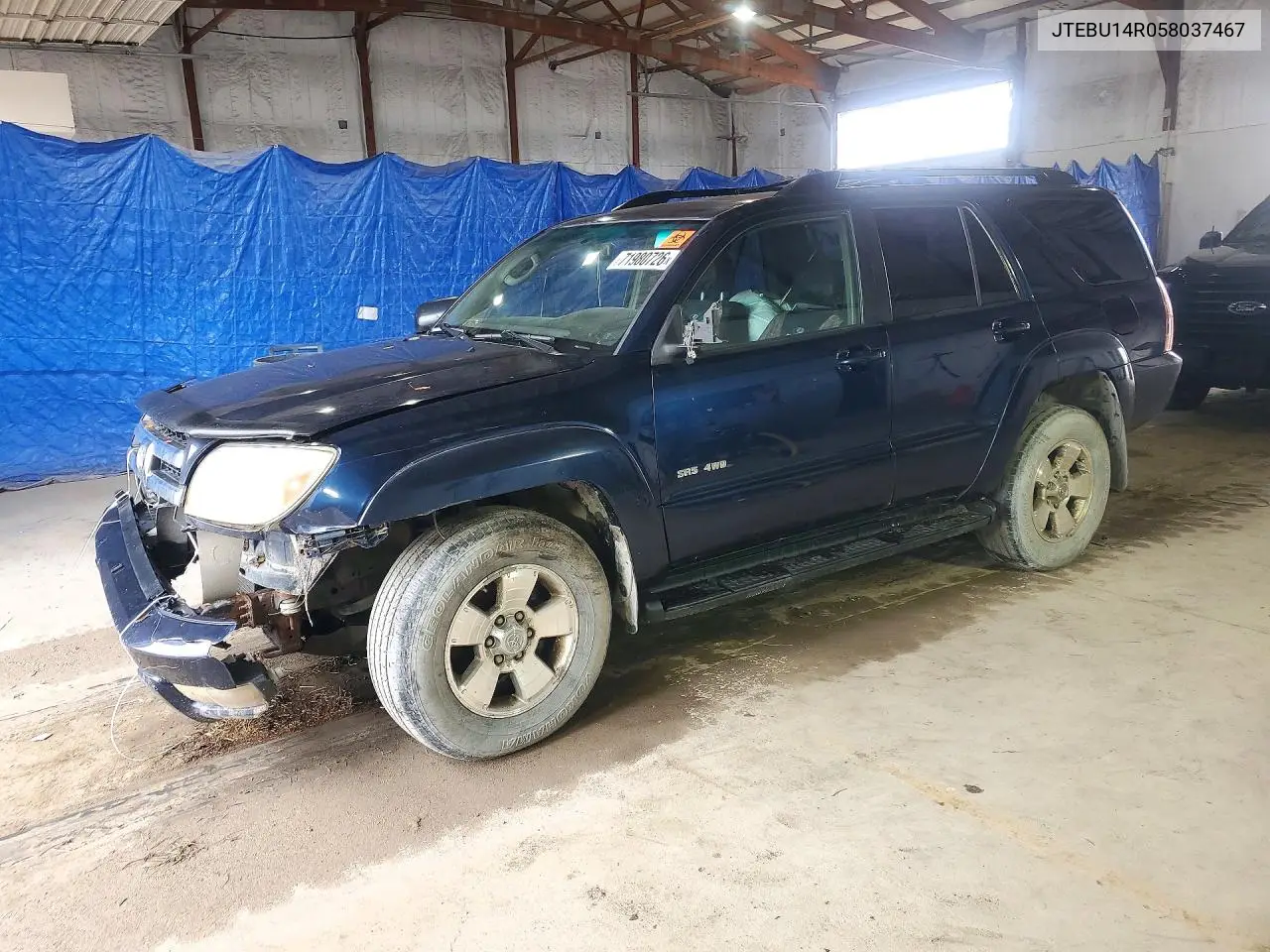 TOYOTA 4RUNNER 2005, VIN JTEBU14R058037467