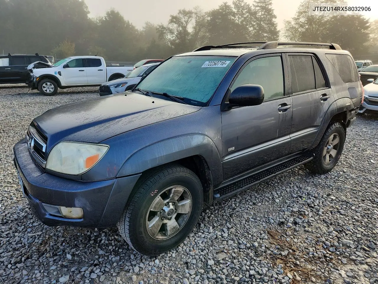 TOYOTA 4RUNNER 2005, VIN JTEZU14RX58032906