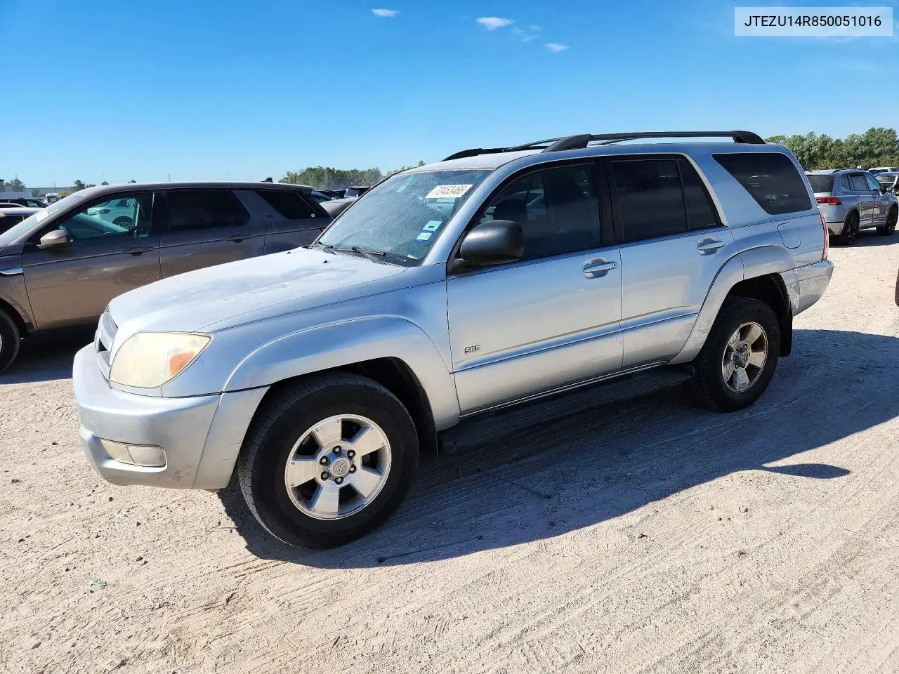 TOYOTA 4RUNNER 2005, VIN JTEZU14R850051016