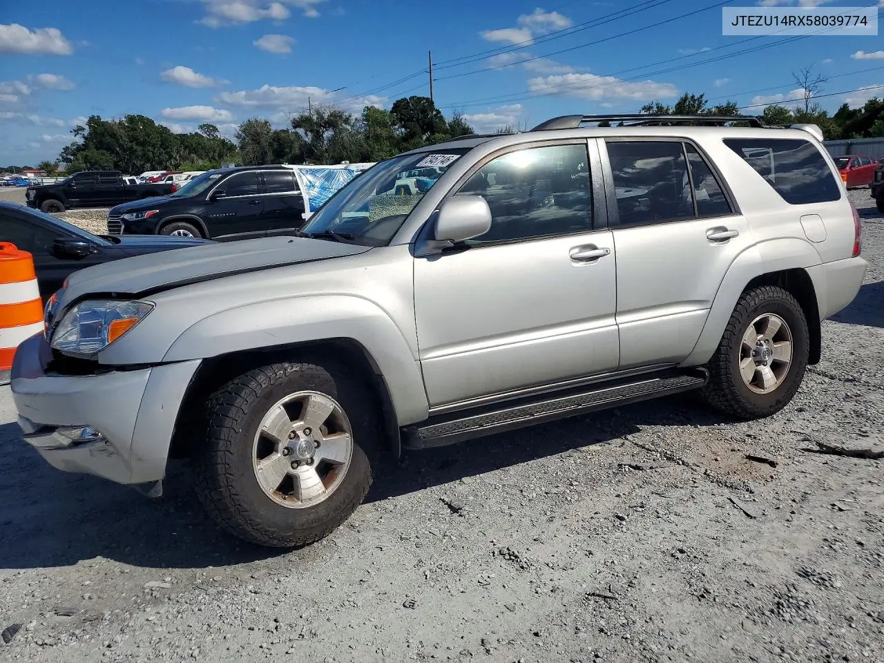 TOYOTA 4RUNNER 2005, VIN JTEZU14RX58039774
