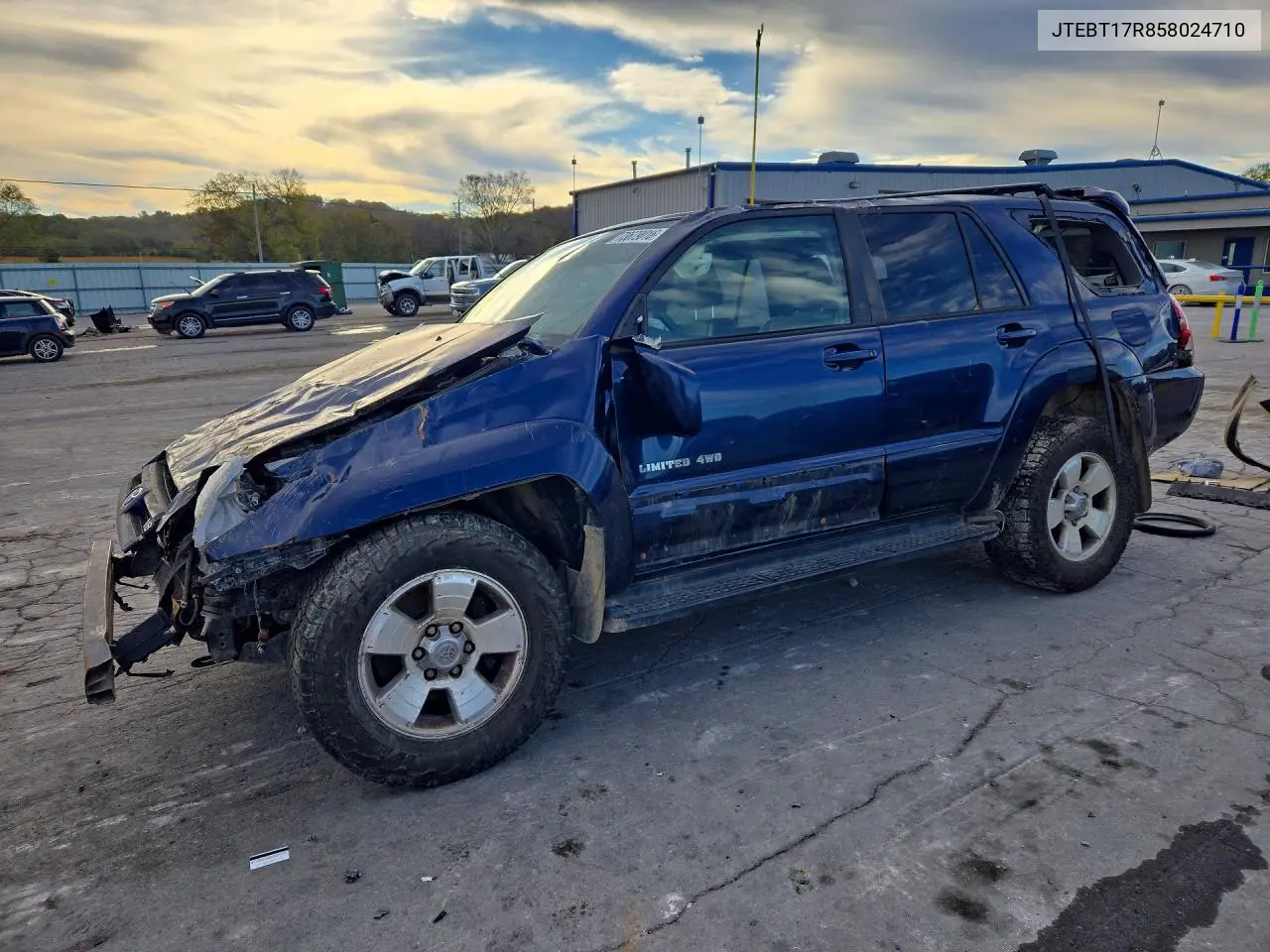 TOYOTA 4RUNNER 2005, VIN JTEBT17R858024710