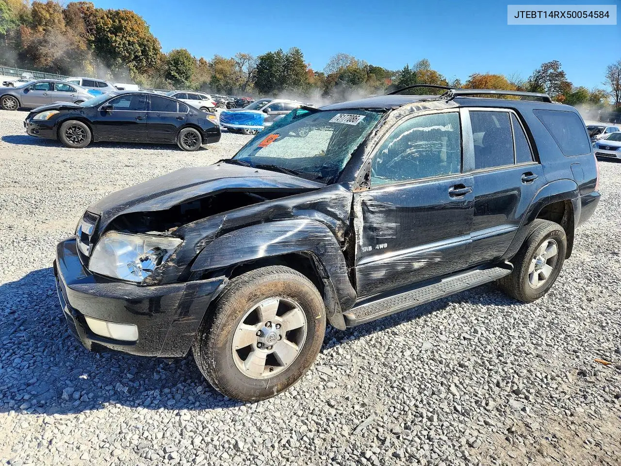 TOYOTA 4RUNNER 2005, VIN JTEBT14RX50054584