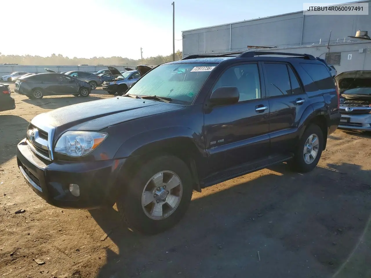 TOYOTA 4RUNNER 2006, VIN JTEBU14R060097491