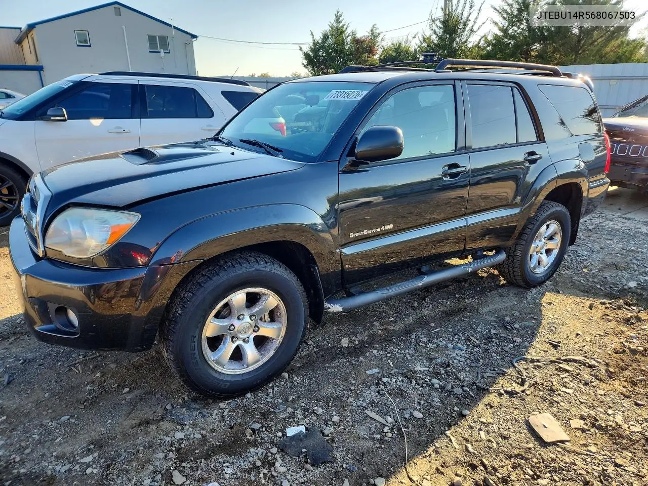 TOYOTA 4RUNNER 2006, VIN JTEBU14R568067503