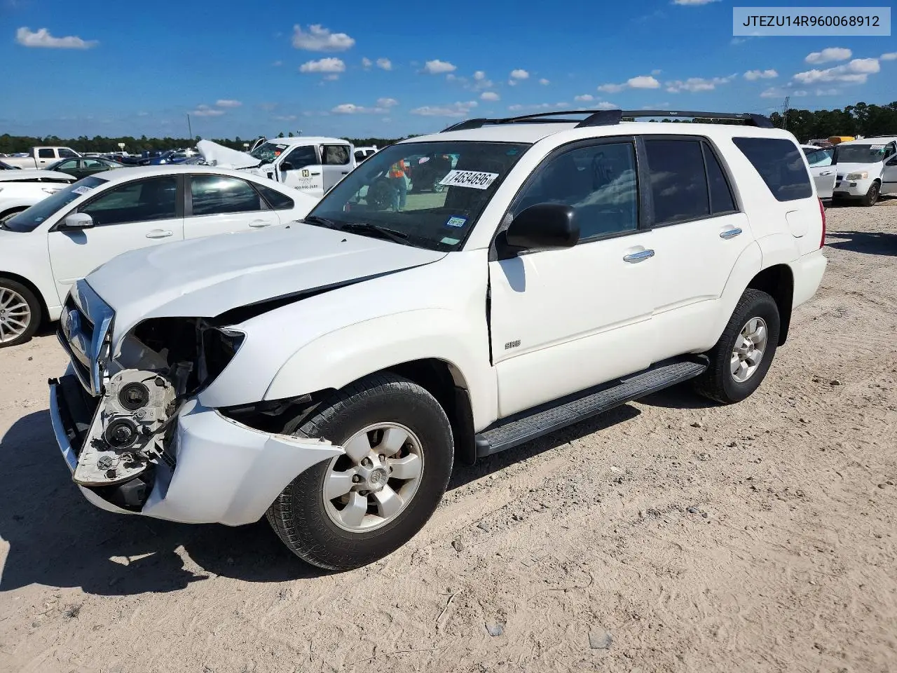 TOYOTA 4RUNNER 2006, VIN JTEZU14R960068912