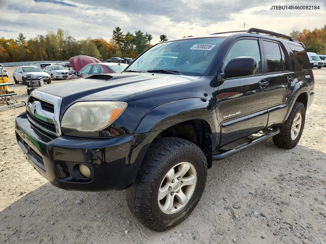TOYOTA 4RUNNER 2006, VIN JTEBU14R460082184