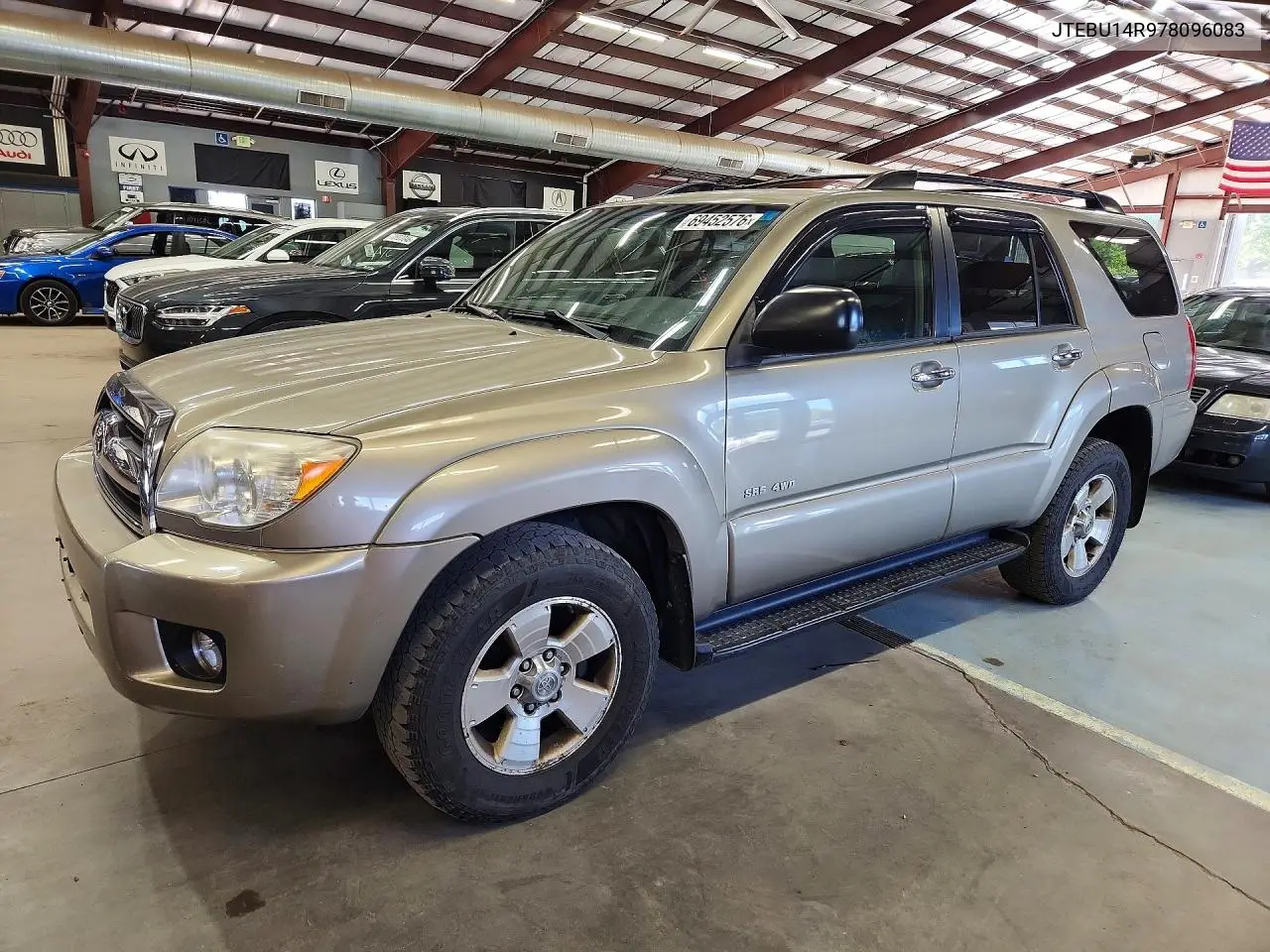 TOYOTA 4RUNNER 2007, VIN JTEBU14R978096083