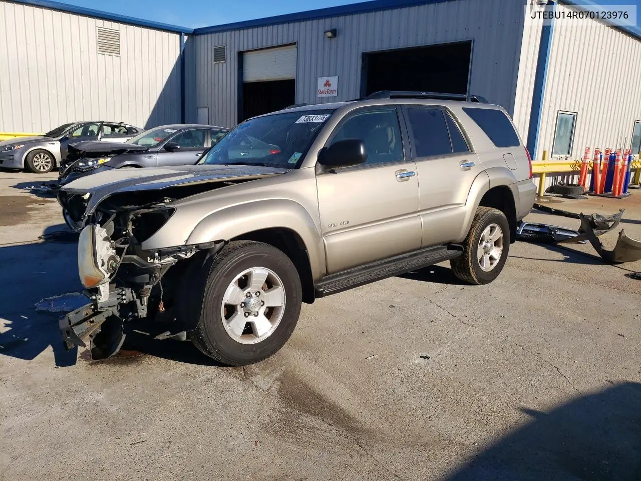 TOYOTA 4RUNNER 2007, VIN JTEBU14R070123976