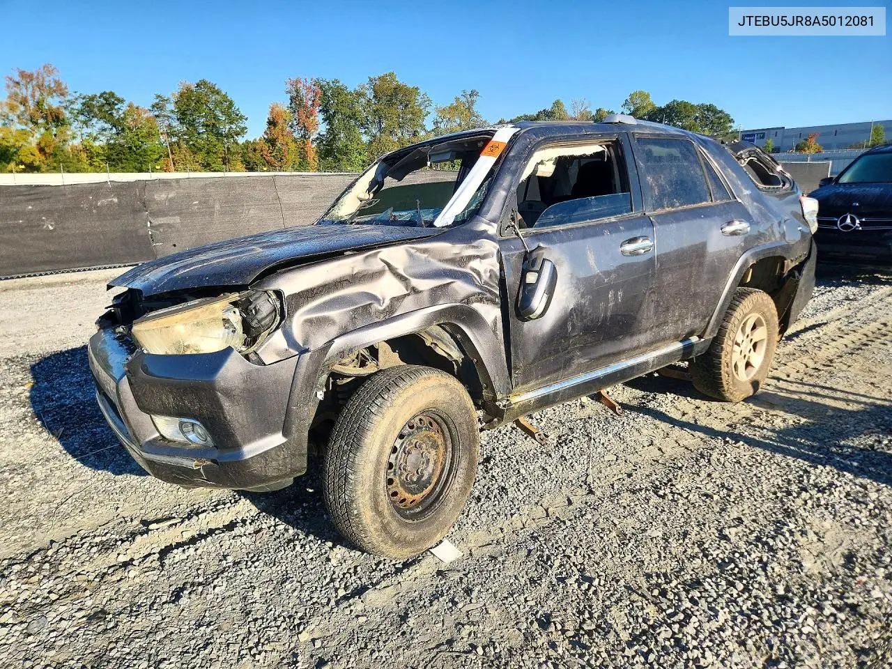 TOYOTA 4RUNNER 2010, VIN JTEBU5JR8A5012081