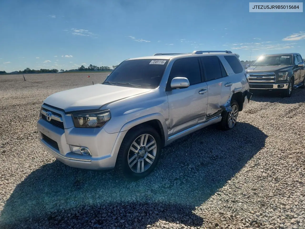 TOYOTA 4RUNNER 2011, VIN JTEZU5JR9B5015684