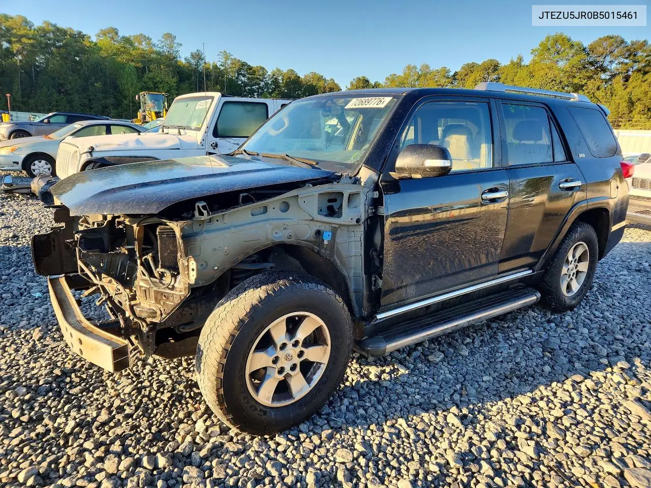 TOYOTA 4RUNNER 2011, VIN JTEZU5JR0B5015461