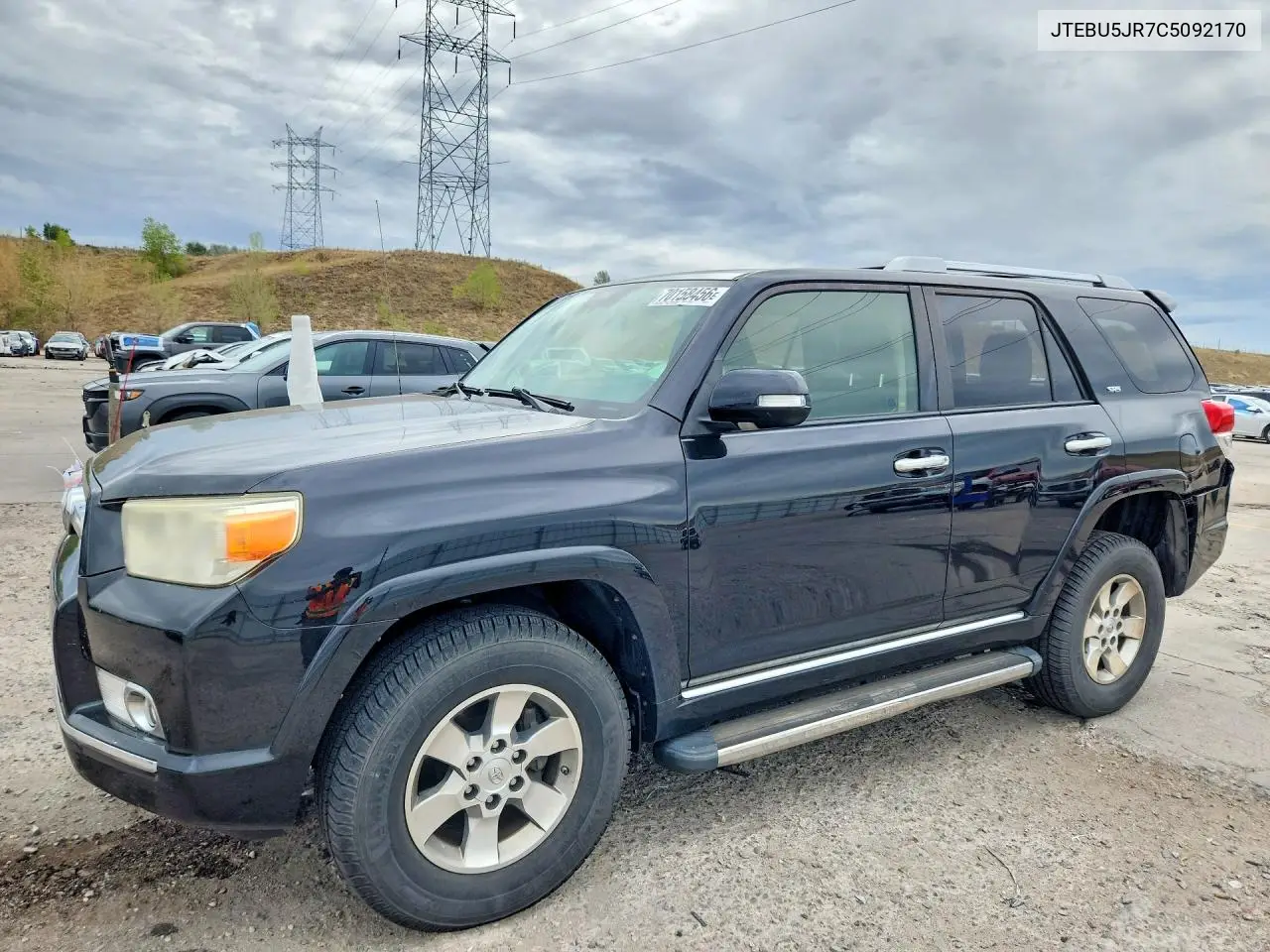 TOYOTA 4RUNNER 2012, VIN JTEBU5JR7C5092170