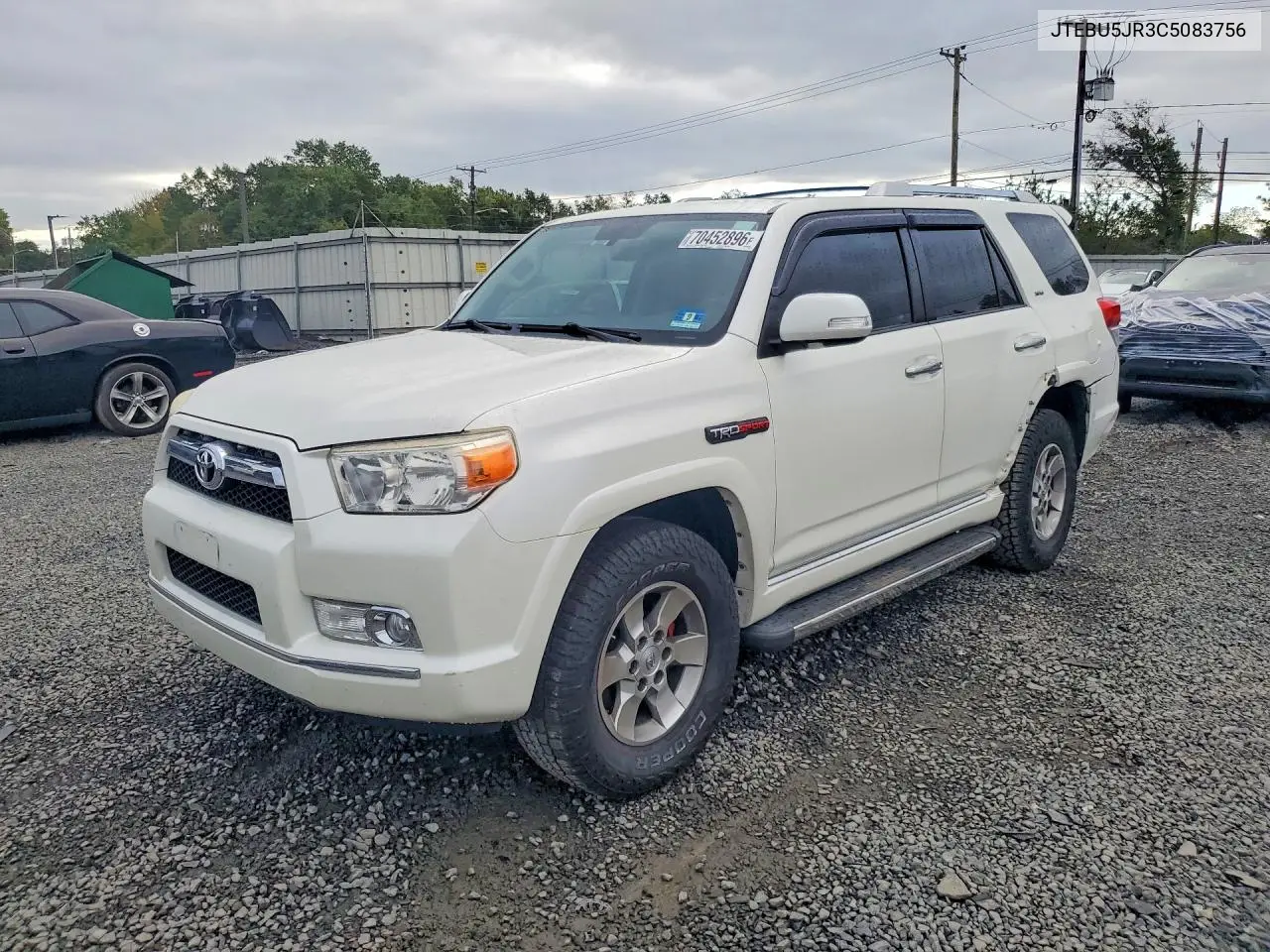 TOYOTA 4RUNNER 2012, VIN JTEBU5JR3C5083756