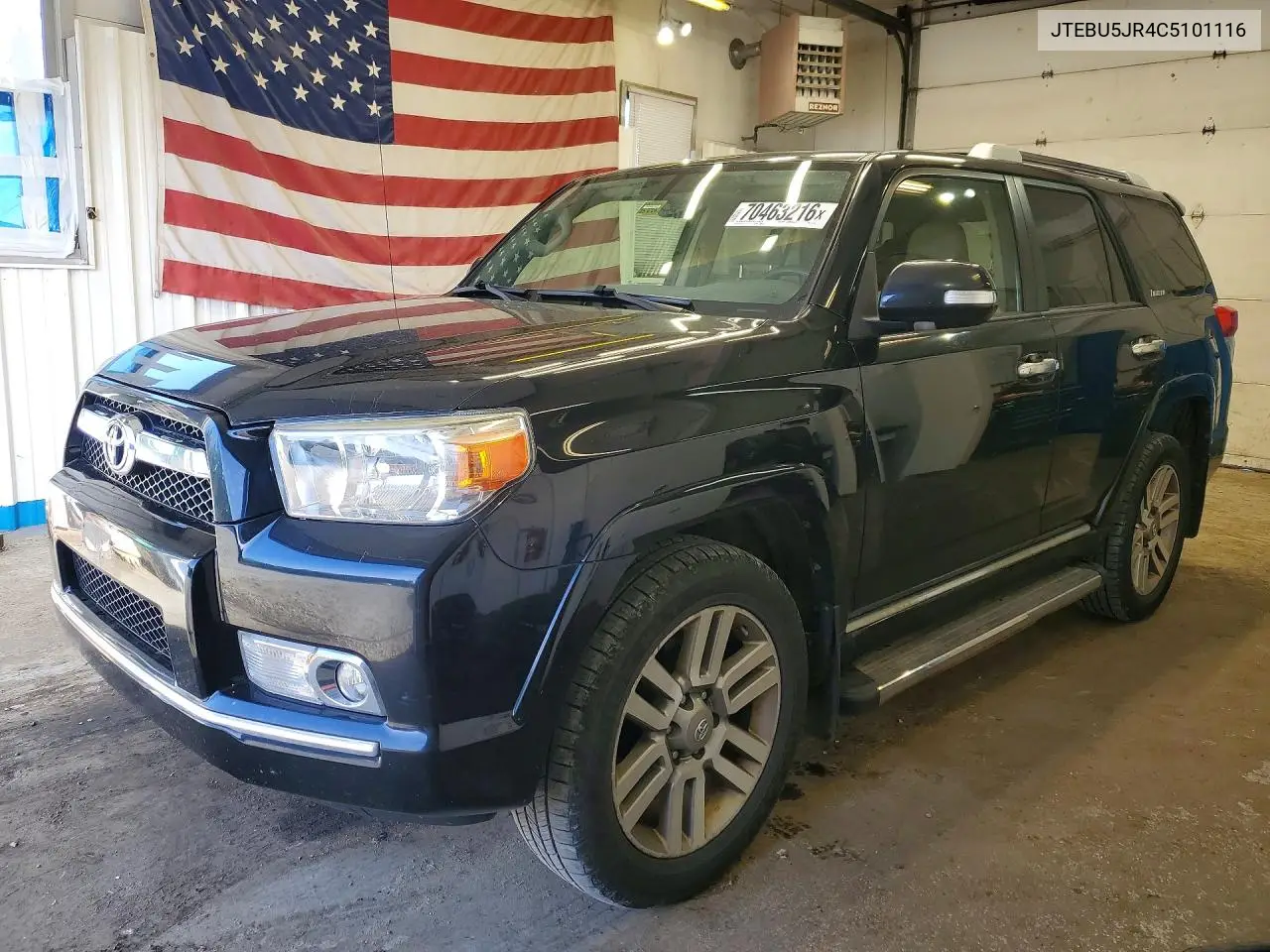 TOYOTA 4RUNNER 2012, VIN JTEBU5JR4C5101116