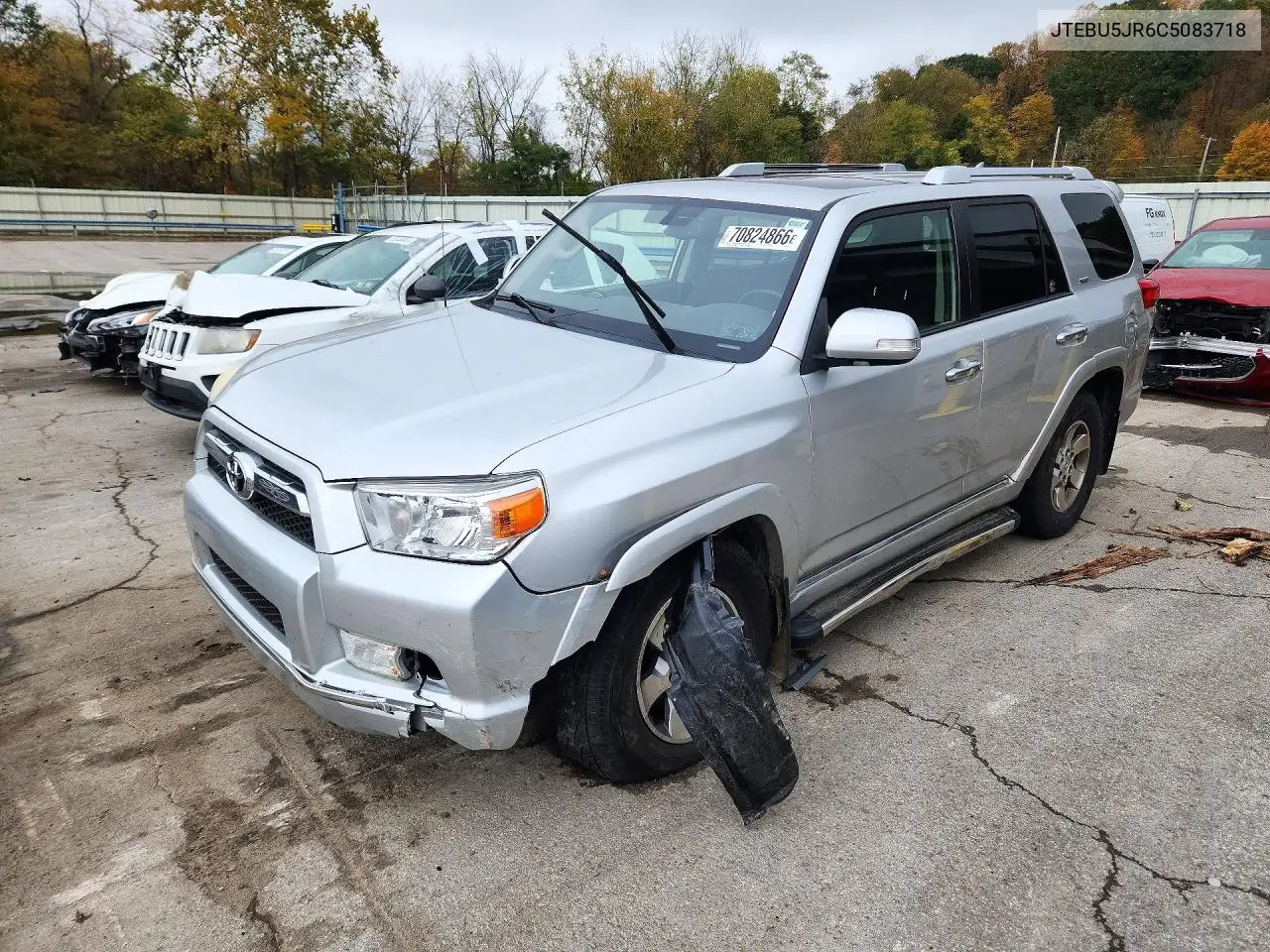 TOYOTA 4RUNNER 2012, VIN JTEBU5JR6C5083718
