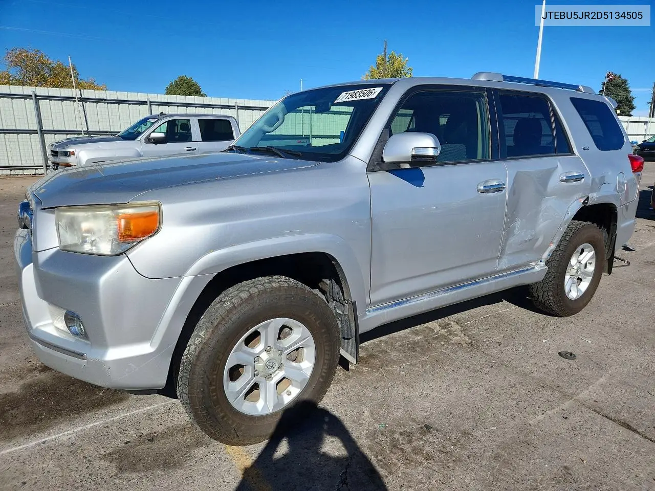 TOYOTA 4RUNNER 2013, VIN JTEBU5JR2D5134505