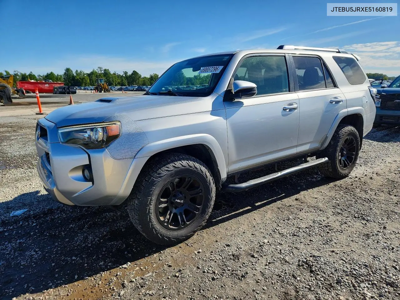 TOYOTA 4RUNNER 2014, VIN JTEBU5JRXE5160819