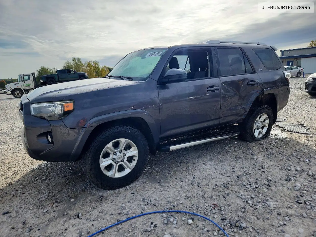 TOYOTA 4RUNNER 2014, VIN JTEBU5JR1E5178996