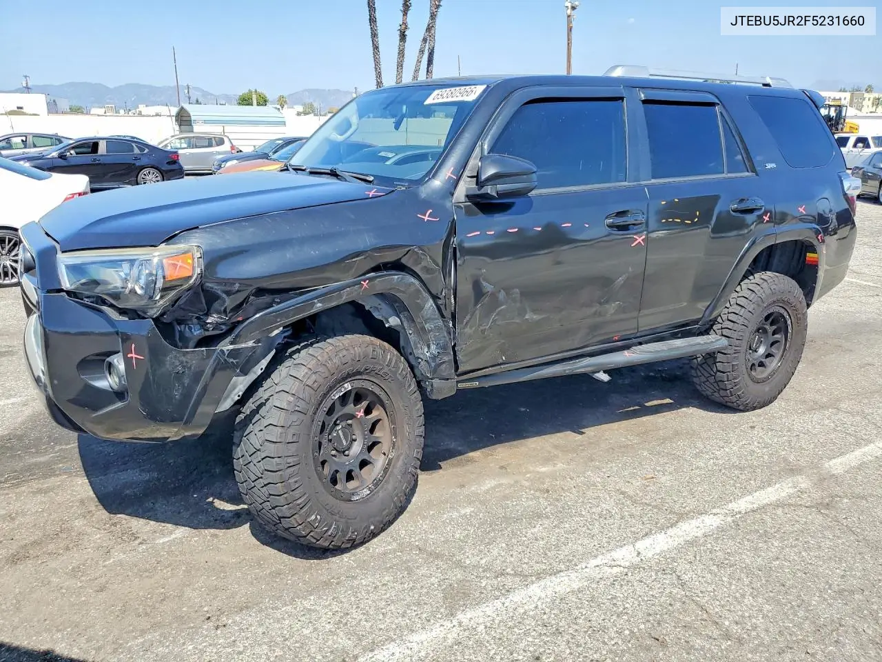 TOYOTA 4RUNNER 2015, VIN JTEBU5JR2F5231660