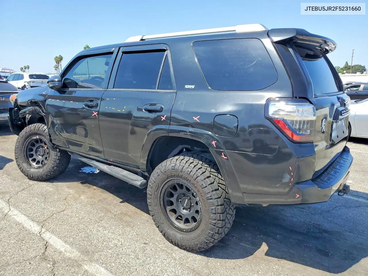 2015 TOYOTA 4RUNNER VIN JTEBU5JR2F5231660 — фото 2