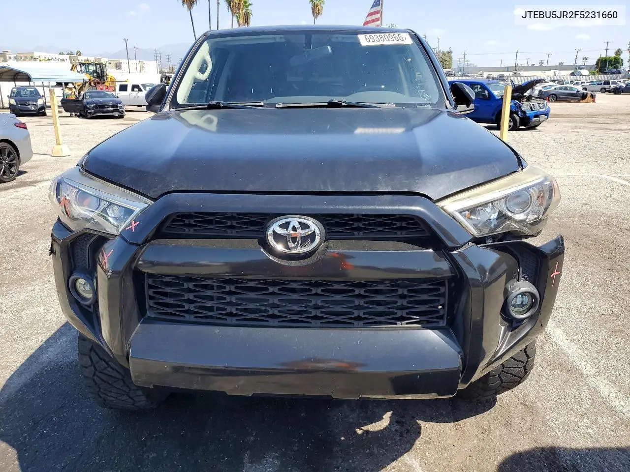 2015 TOYOTA 4RUNNER VIN JTEBU5JR2F5231660 — фото 5