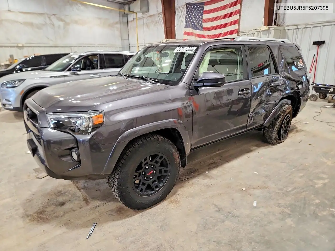 TOYOTA 4RUNNER 2015, VIN JTEBU5JR5F5207398