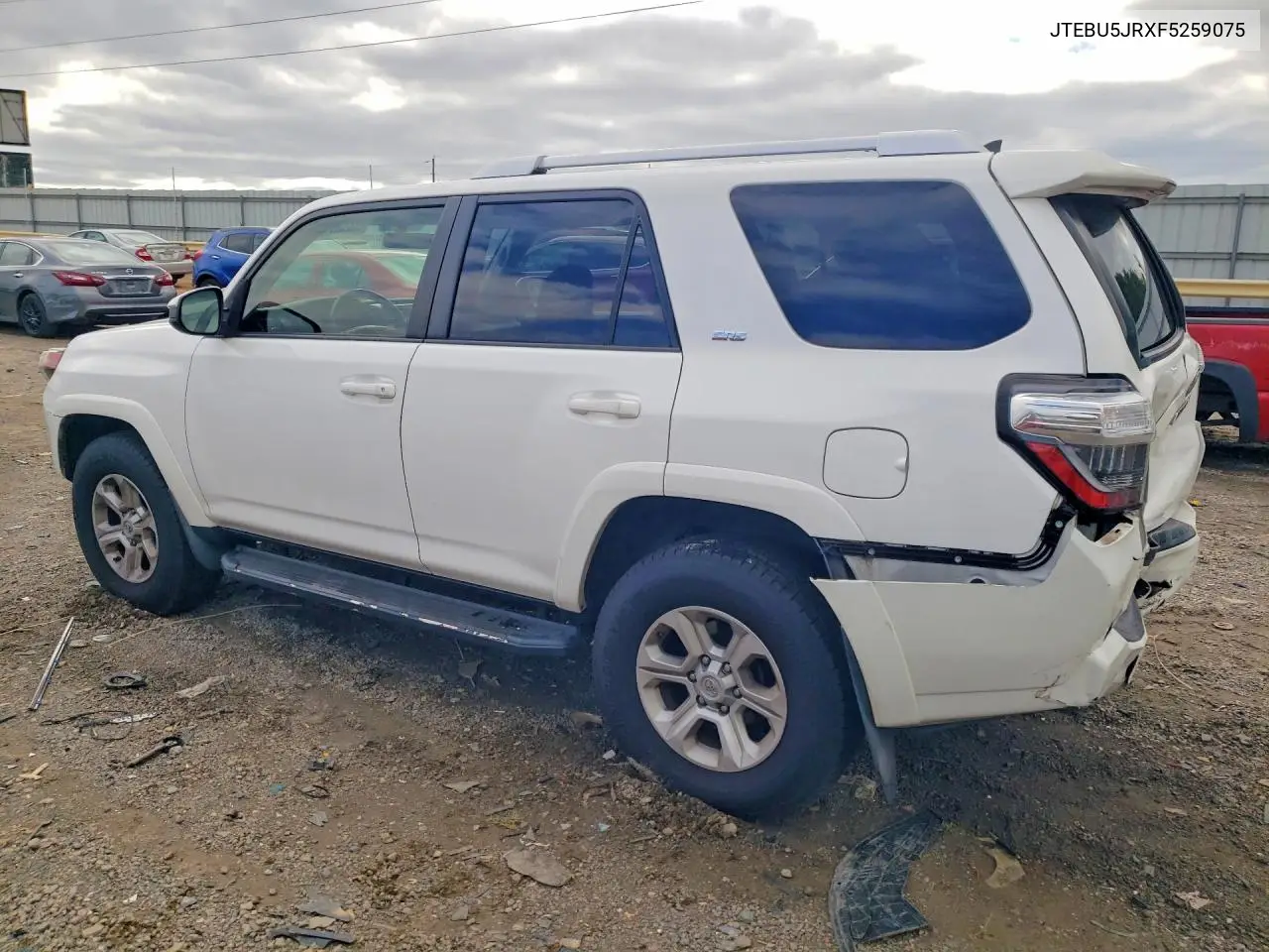 2015 TOYOTA 4RUNNER VIN JTEBU5JRXF5259075 — фото 2