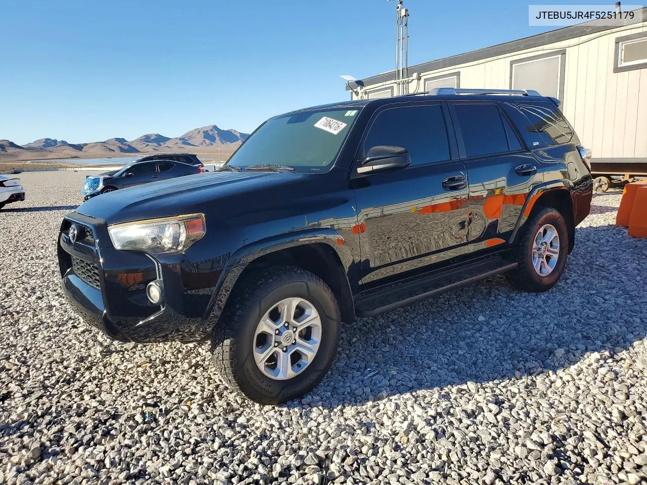 TOYOTA 4RUNNER 2015, VIN JTEBU5JR4F5251179