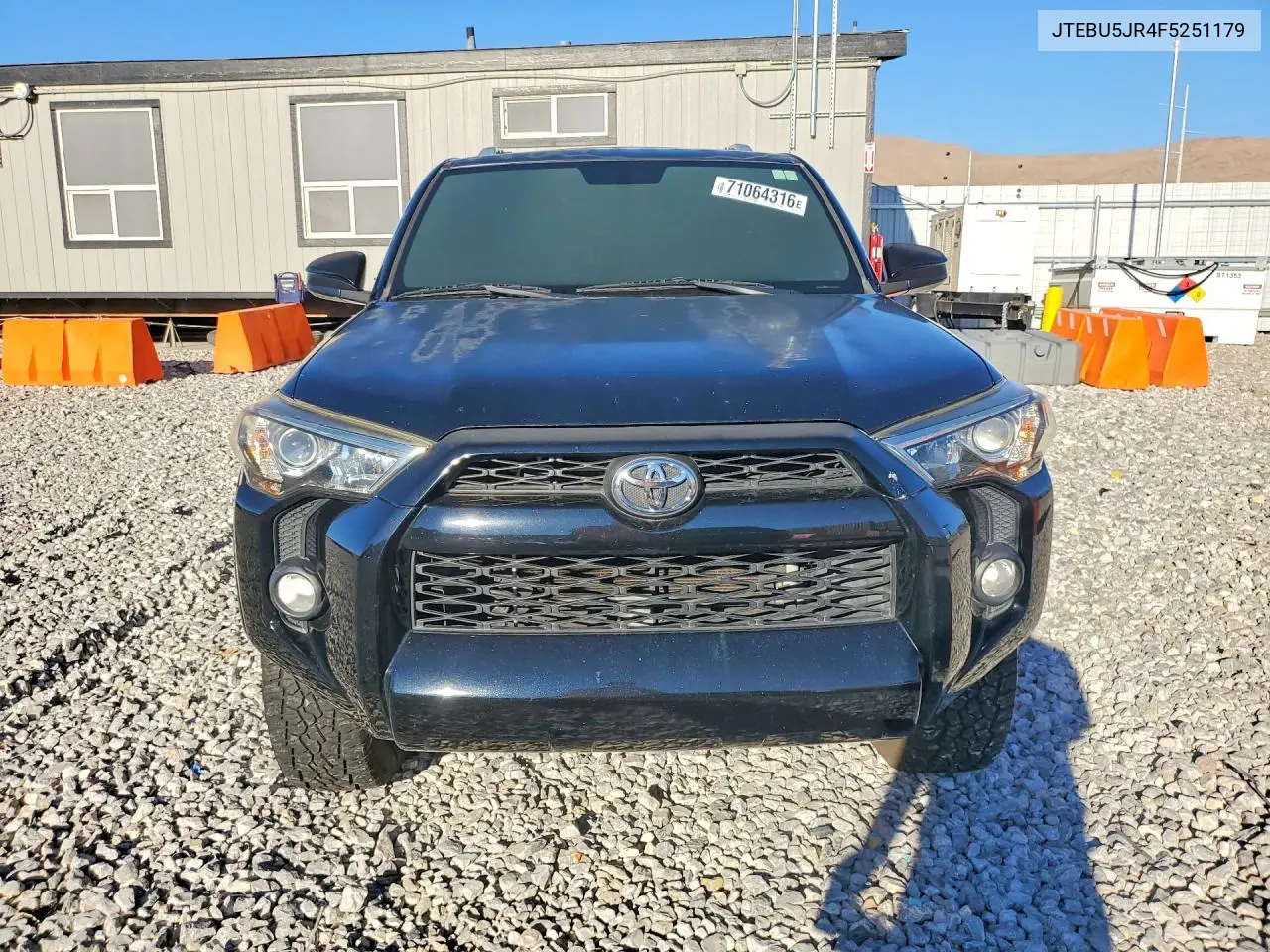 2015 TOYOTA 4RUNNER VIN JTEBU5JR4F5251179 — фото 5
