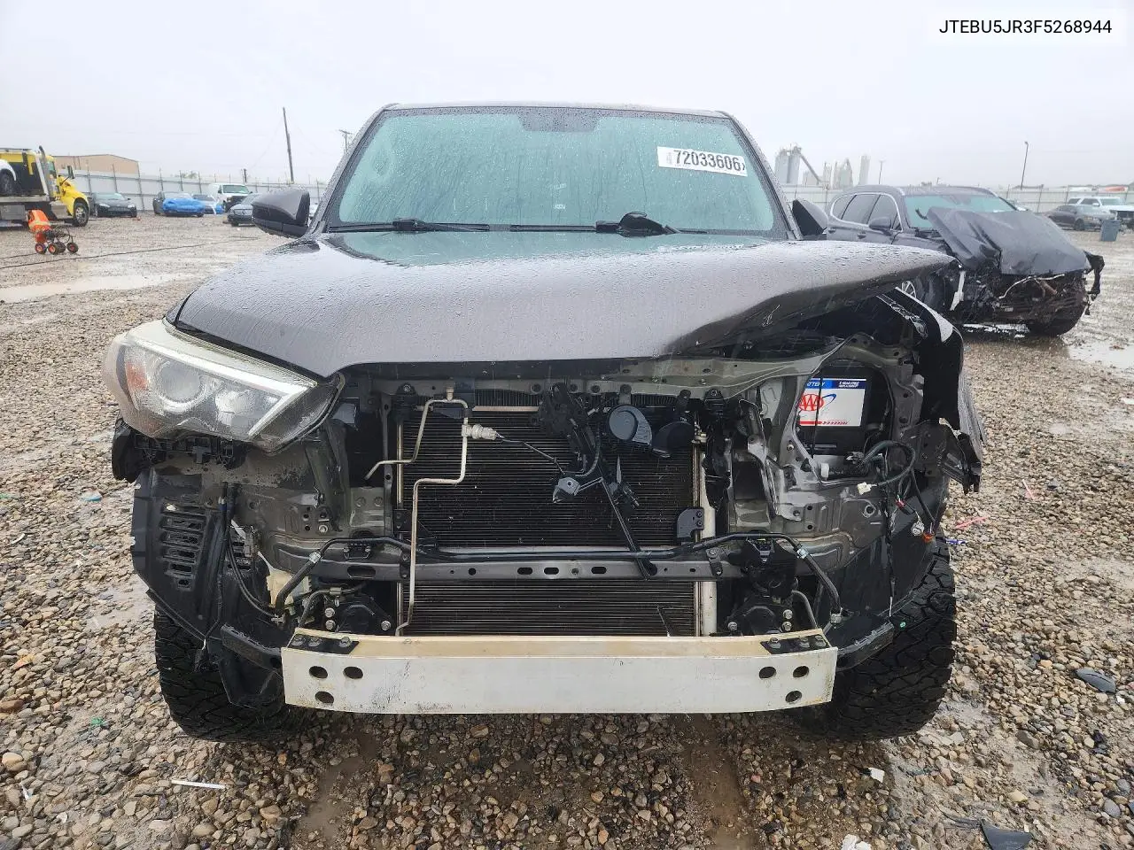 2015 TOYOTA 4RUNNER VIN JTEBU5JR3F5268944 — фото 5
