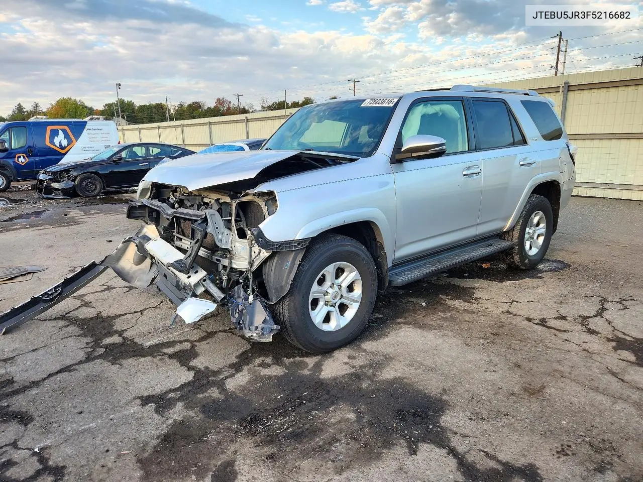 TOYOTA 4RUNNER 2015, VIN JTEBU5JR3F5216682