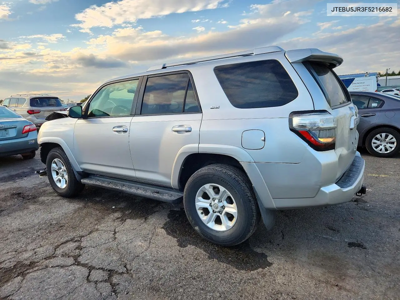 2015 TOYOTA 4RUNNER VIN JTEBU5JR3F5216682 — фото 2