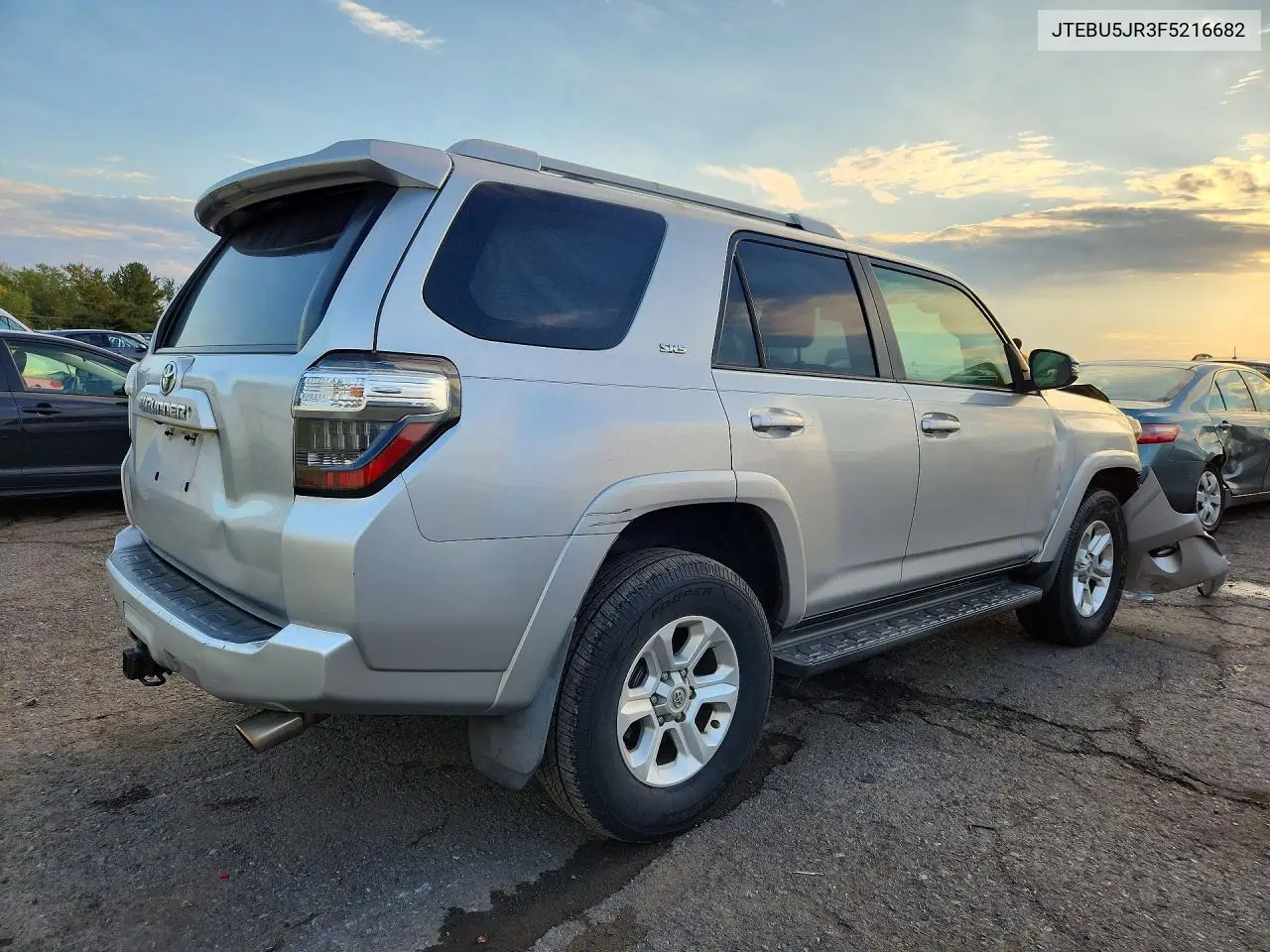 2015 TOYOTA 4RUNNER VIN JTEBU5JR3F5216682 — фото 3