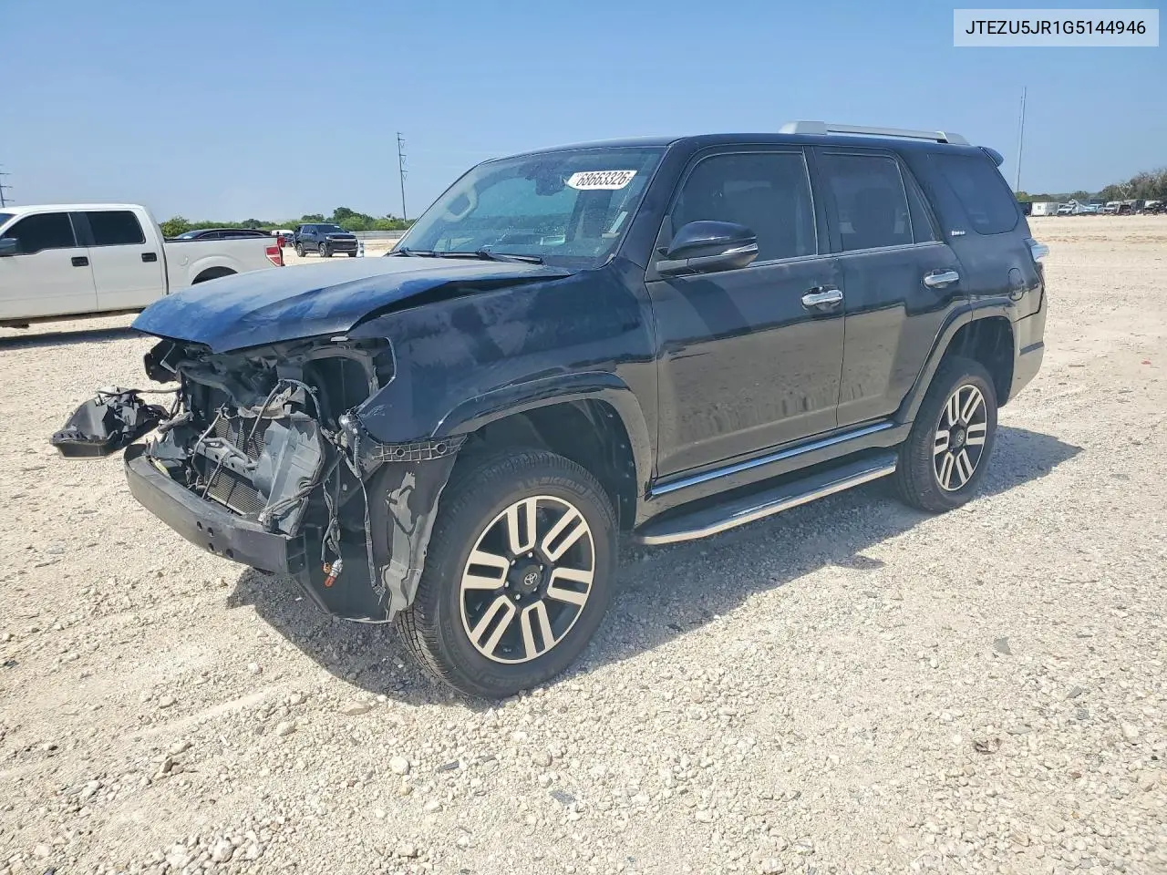 TOYOTA 4RUNNER 2016, VIN JTEZU5JR1G5144946