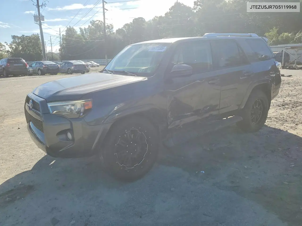 TOYOTA 4RUNNER 2016, VIN JTEZU5JR7G5119968