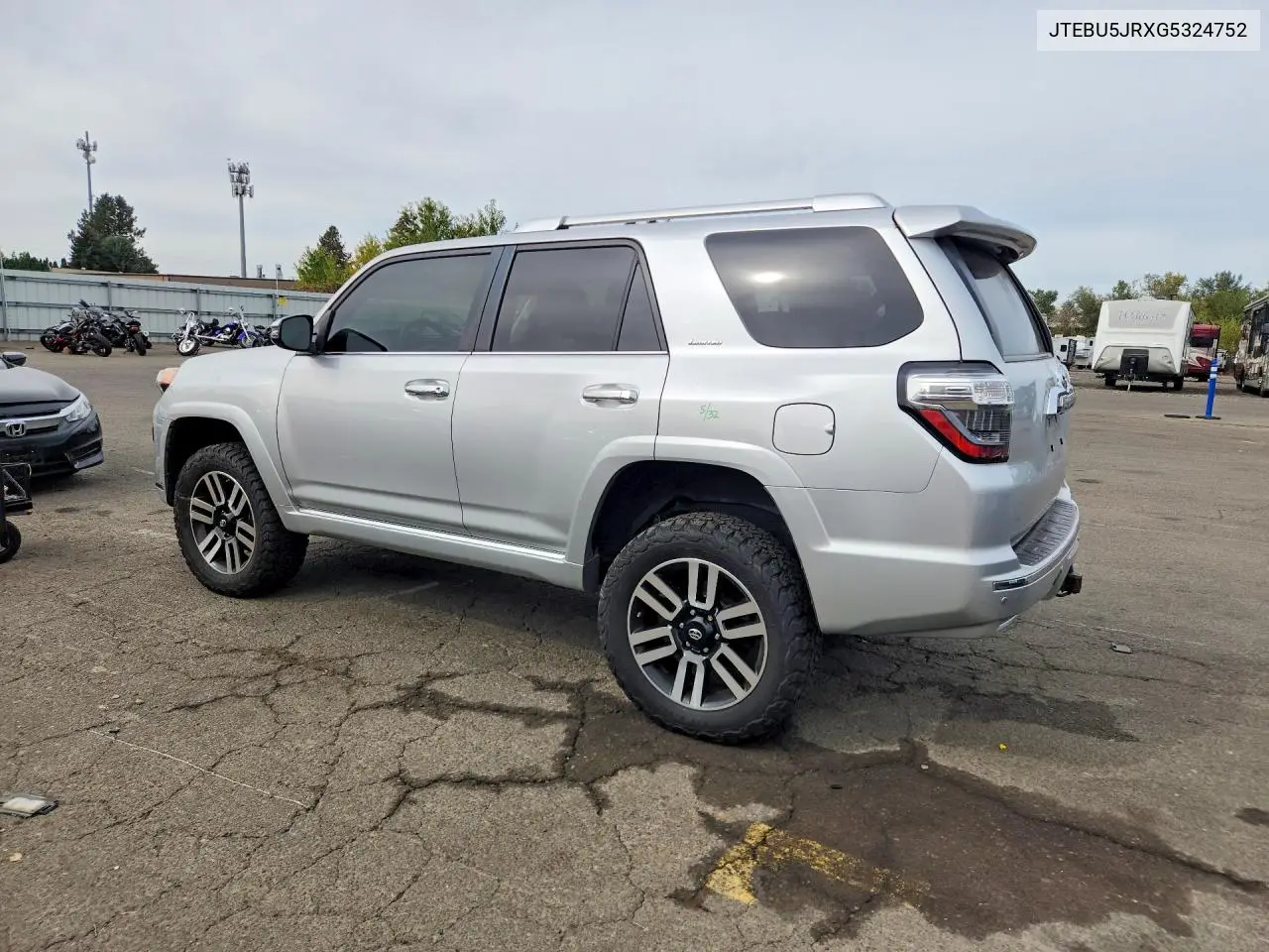 2016 TOYOTA 4RUNNER VIN JTEBU5JRXG5324752 — фото 2