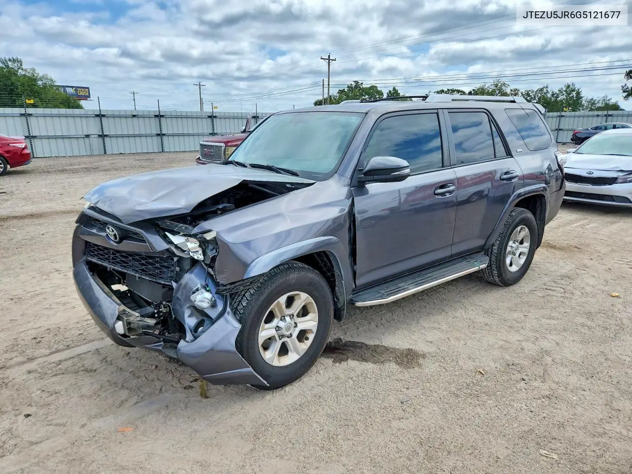 TOYOTA 4RUNNER 2016, VIN JTEZU5JR6G5121677