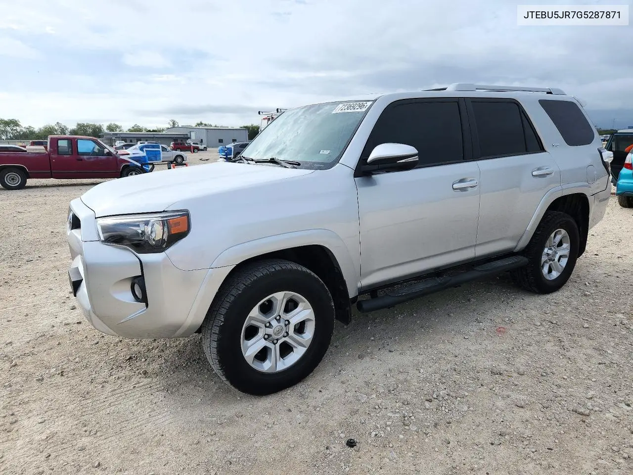 TOYOTA 4RUNNER 2016, VIN JTEBU5JR7G5287871