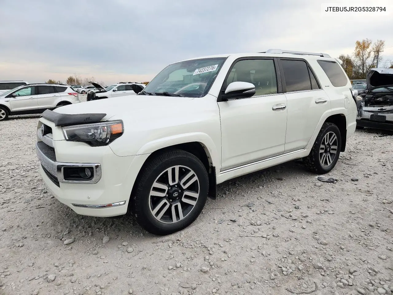 TOYOTA 4RUNNER 2016, VIN JTEBU5JR2G5328794