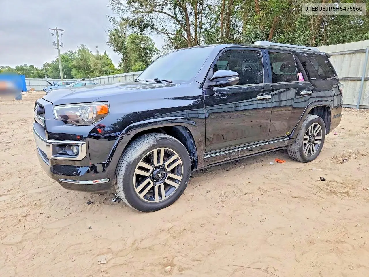 TOYOTA 4RUNNER 2017, VIN JTEBU5JR6H5476660