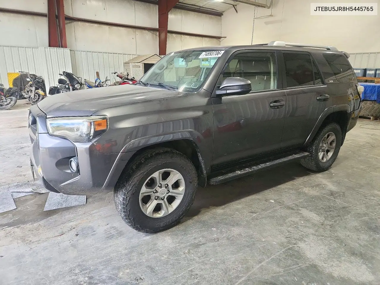 TOYOTA 4RUNNER 2017, VIN JTEBU5JR8H5445765