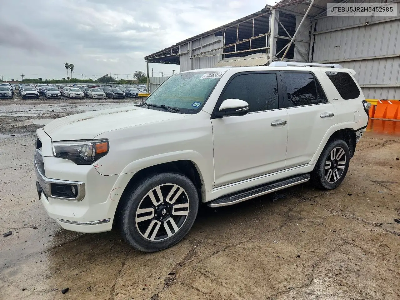 TOYOTA 4RUNNER 2017, VIN JTEBU5JR2H5452985