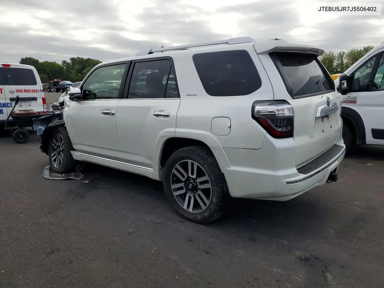 2018 TOYOTA 4RUNNER VIN JTEBU5JR7J5506402 — фото 2